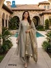 6810 By Kaya Crush Tissue Kurti With Bottom Dupatta 